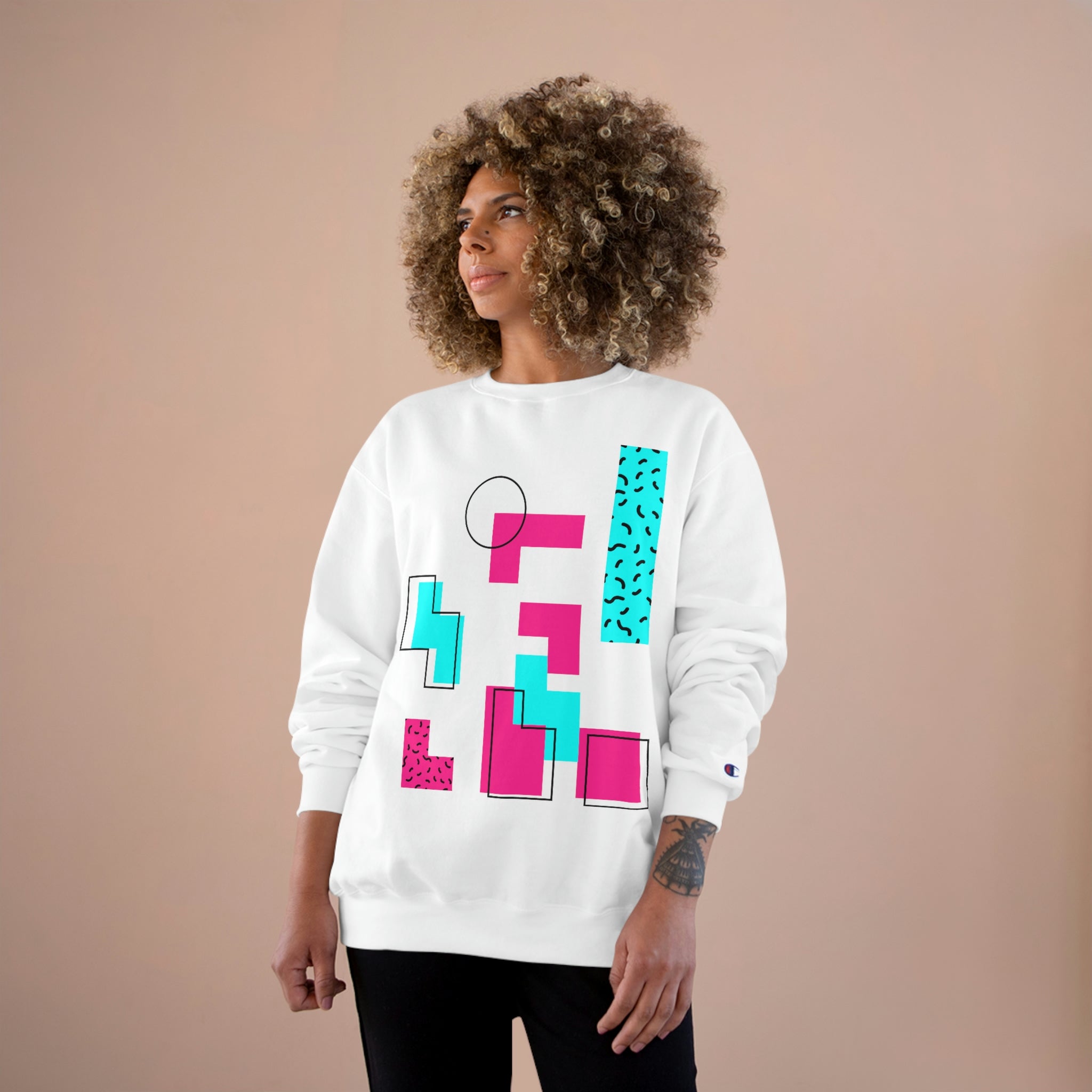 Champion Geometric Pattern Sweatshirt